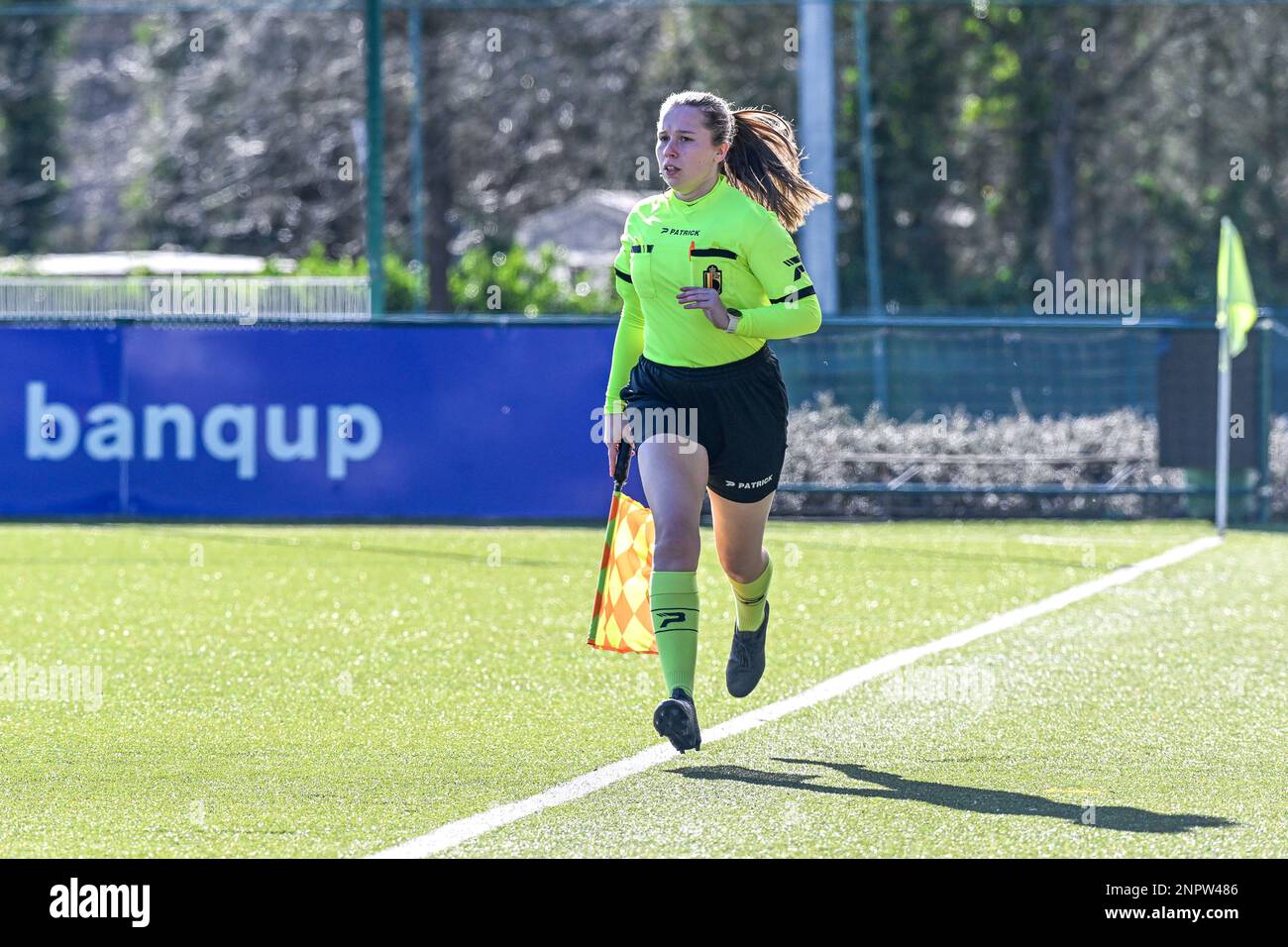 Oud Heverlee, Belgium. 26th Feb, 2023. assistant referee Shauni