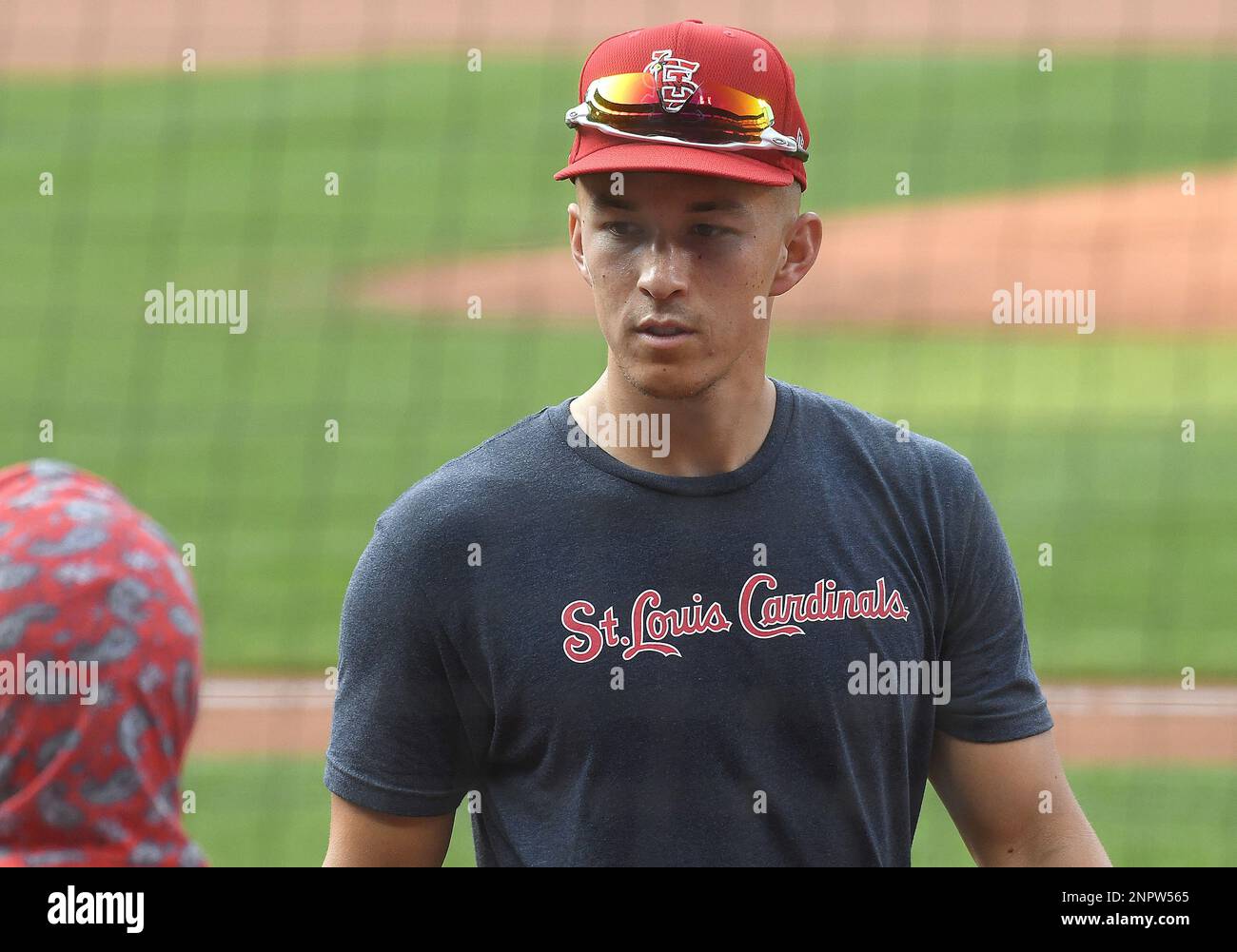 ST. LOUIS, MO - JULY 08: St. Louis Cardinals right fielder Tommy Edman ...