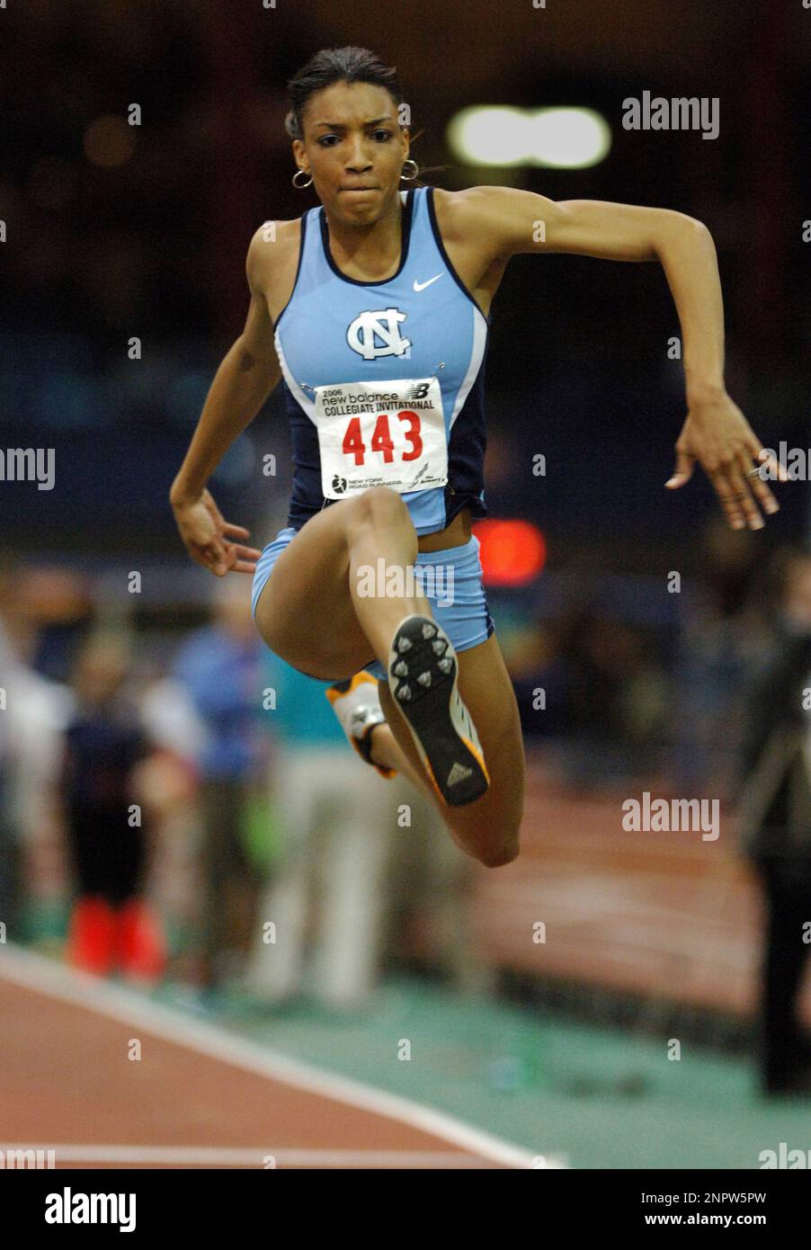 Sheena Gordon of North Carolina finished second in the women s triple jump at 43 1 13.13
