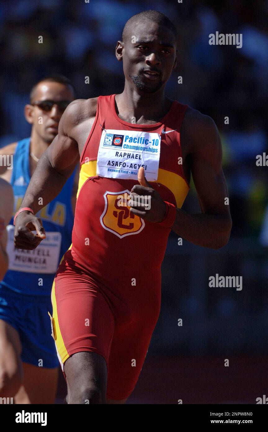 Raphael Rice Track Field Raphael Asafo-Agyei of USC was second in the 800 meters in 1:49.07 in ...