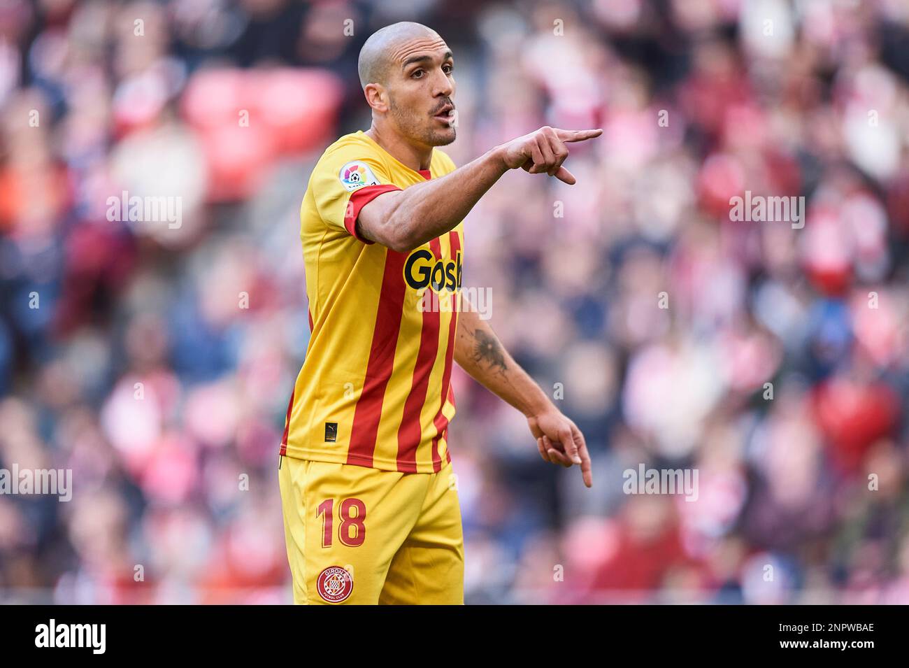 Oriol Romeu Oriol Romeu of Girona FC during the La Liga match between Athletic Club ...