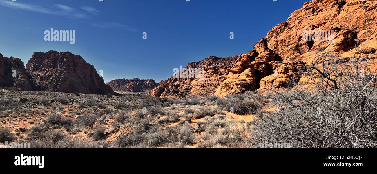 Snow Canyon State Park Red Sands views from hiking trail Cliffs ...
