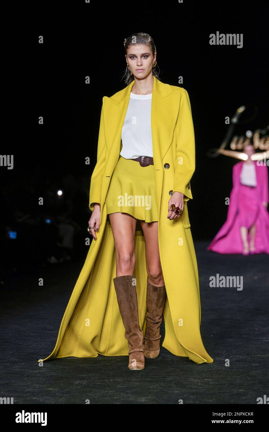 Milan, Italy. 26th Feb, 2023. Milan, Milan Fashion Week, fall winter