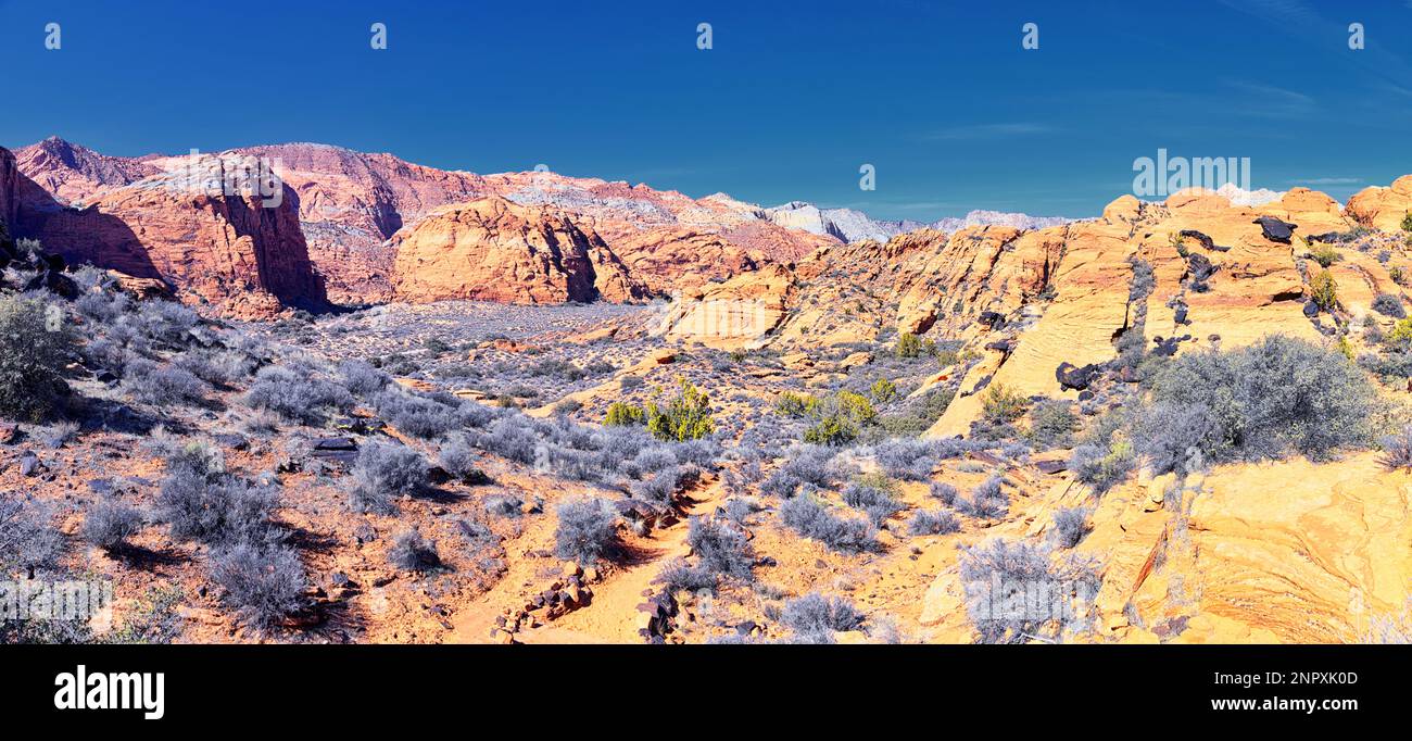 Snow Canyon State Park Red Sands views from hiking trail Cliffs ...