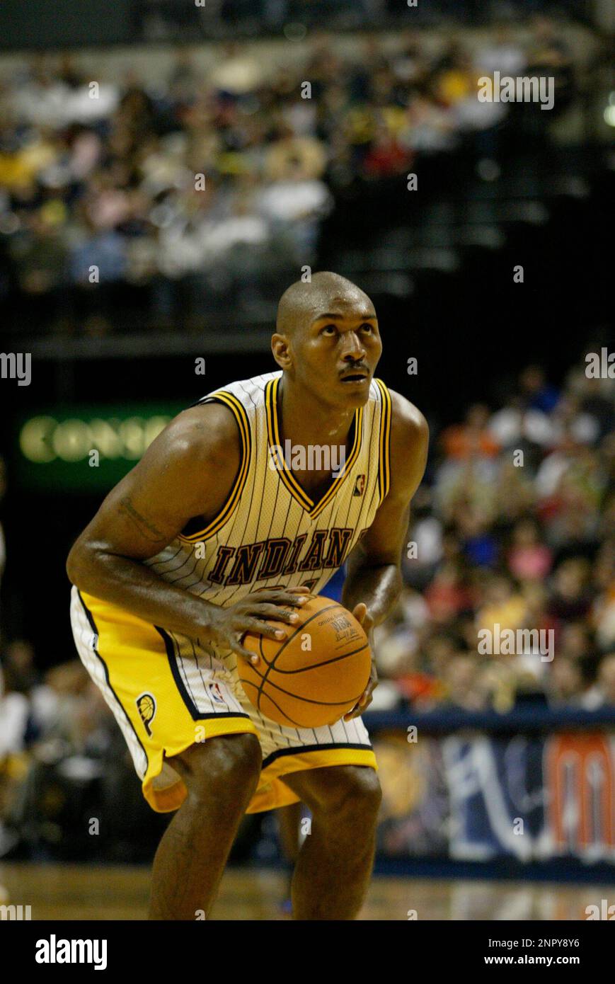 Ron Artest (Indiana Pacers) - Freiwurf - Y (Icon4037976