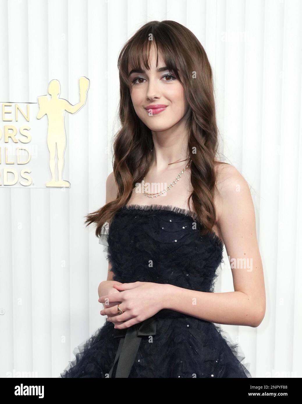 Julia Butters arrives at the 29th annual Screen Actors Guild Awards on