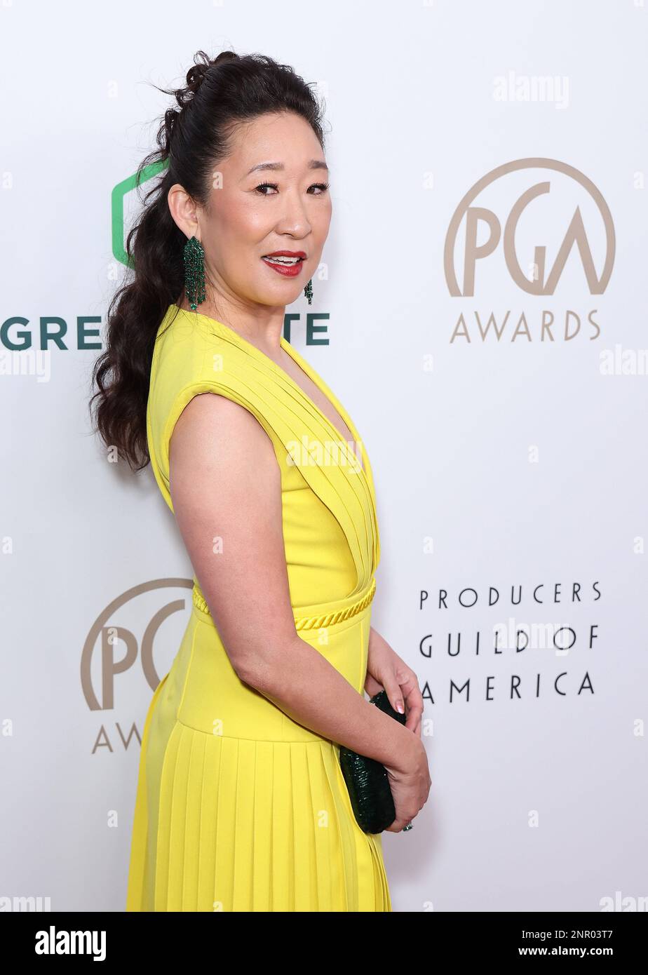 Sandra Oh attends the 2023 Producers Guild Awards at The Beverly Hilton