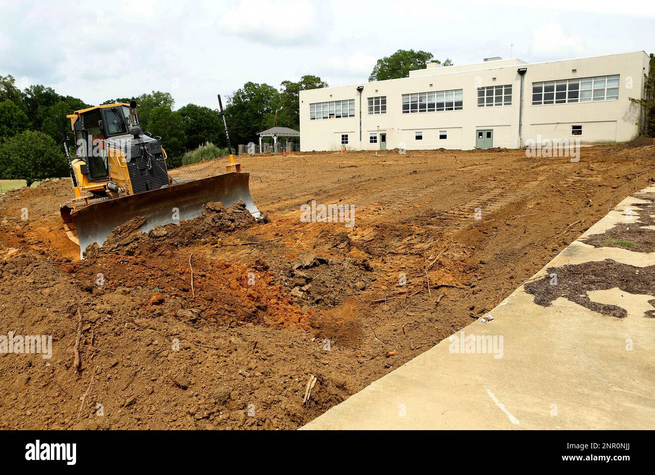 In this Monday, May 18, 2020 photo, Colby Graham, with A&B Construction