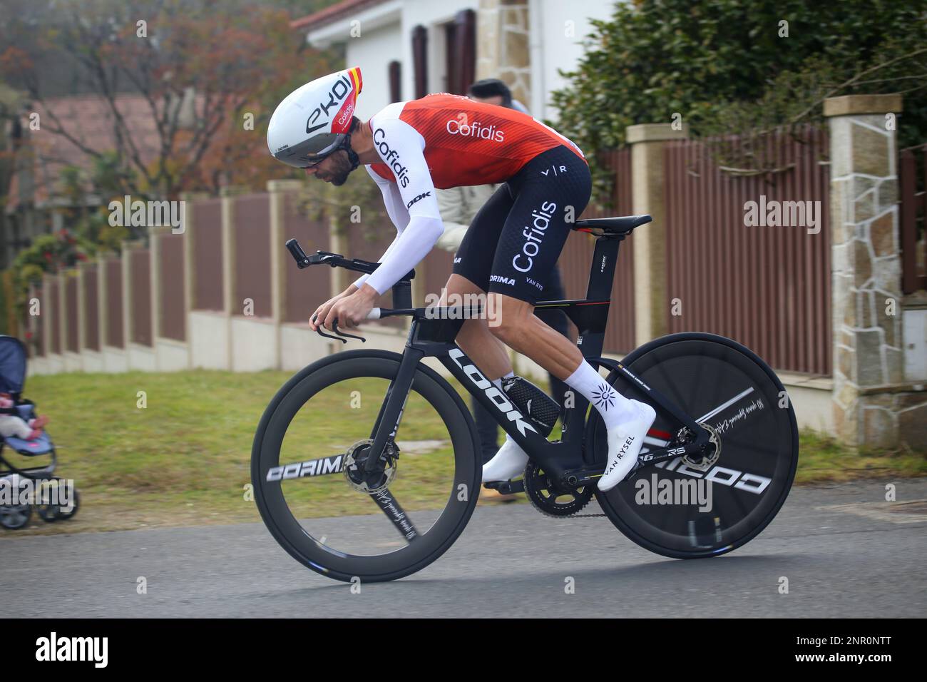 Teo, SPAIN Cofidis rider Jesus Herrada during the 4th Stage of O Gran Camiño 2023 on February