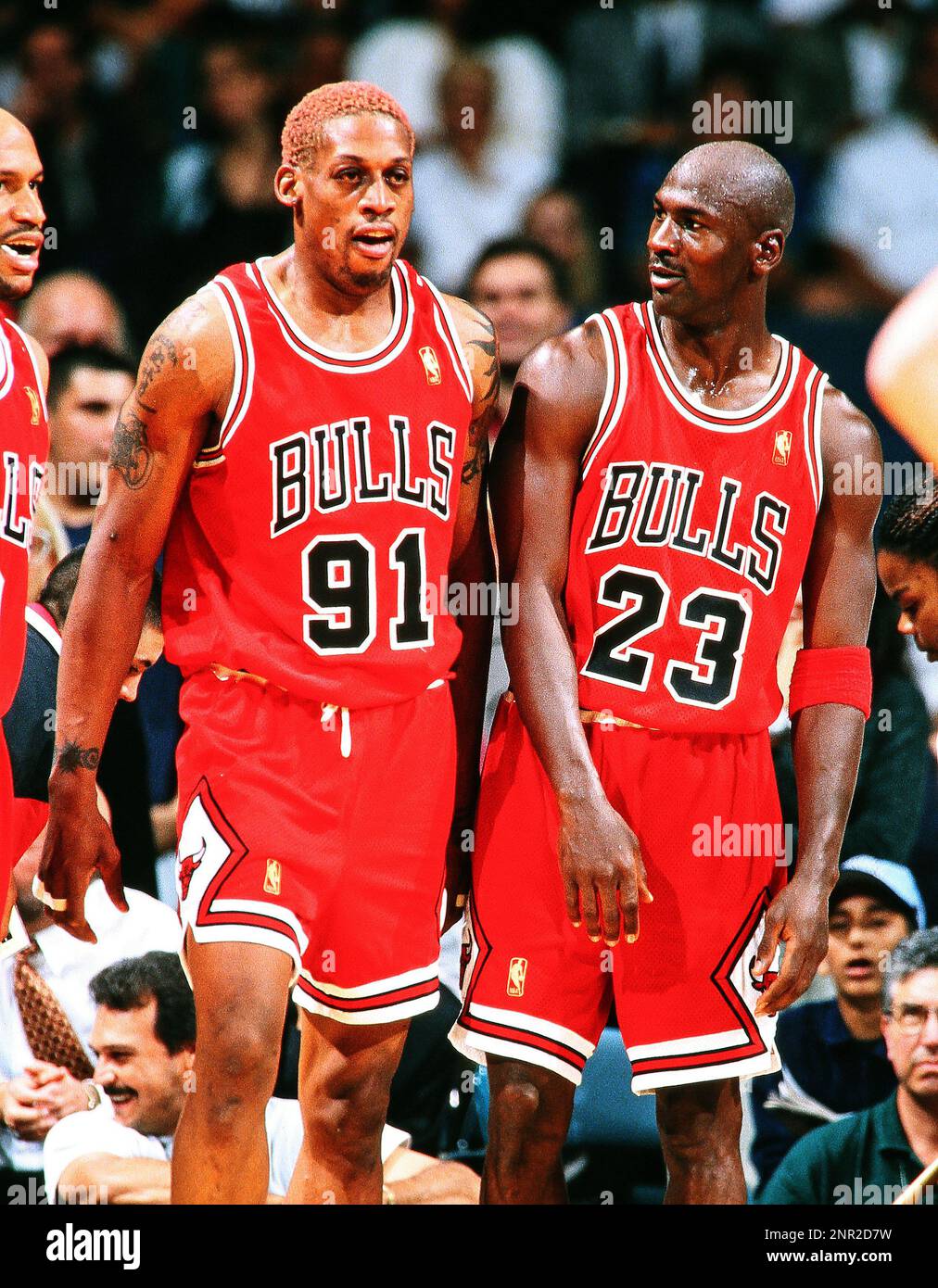Michael Jordan of the Chicago Bulls. 1997-1998 Season Stock Photo - Alamy