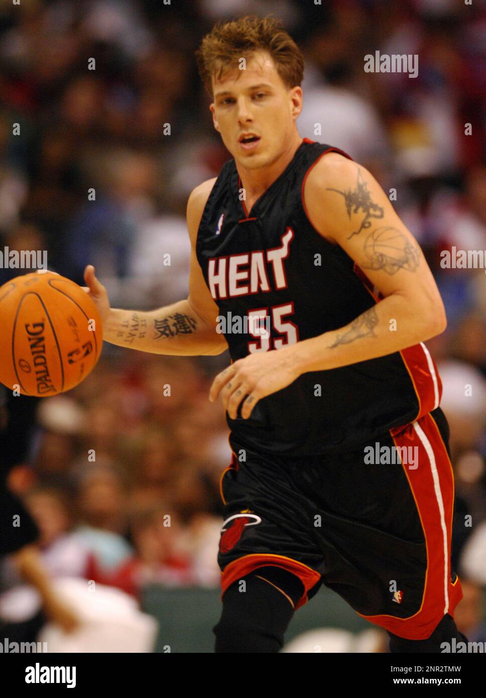 Jason Williams of the Miami Heat #55 during 101-97 loss to the Los