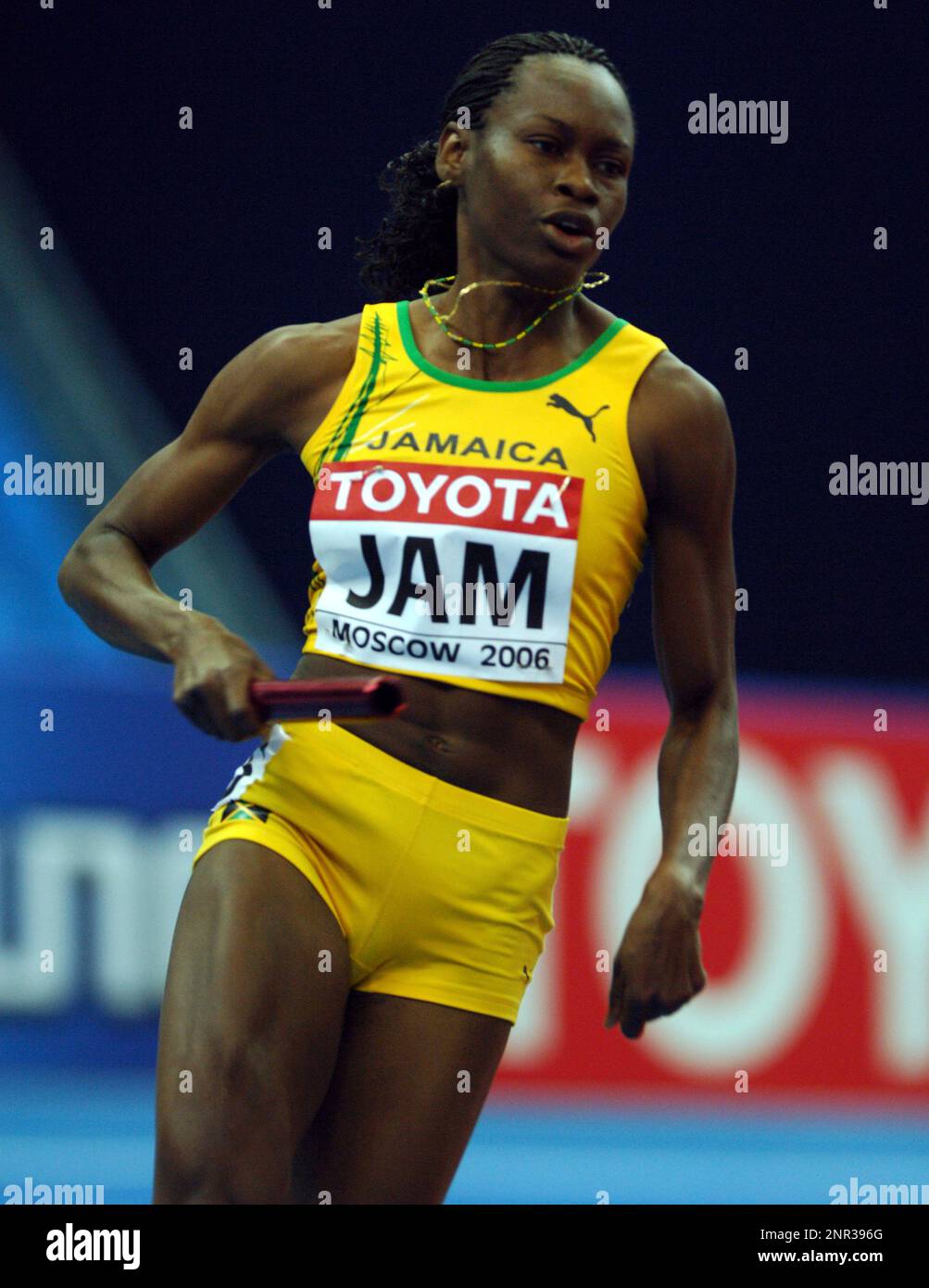 Allison Beckford anchors Jamaica women's 4 x 400meter relay to a runnerup heat finish in 330 Allison Beckford anchors Jamaica women's 4 x 400meter relay to a runnerup heat finish in 330