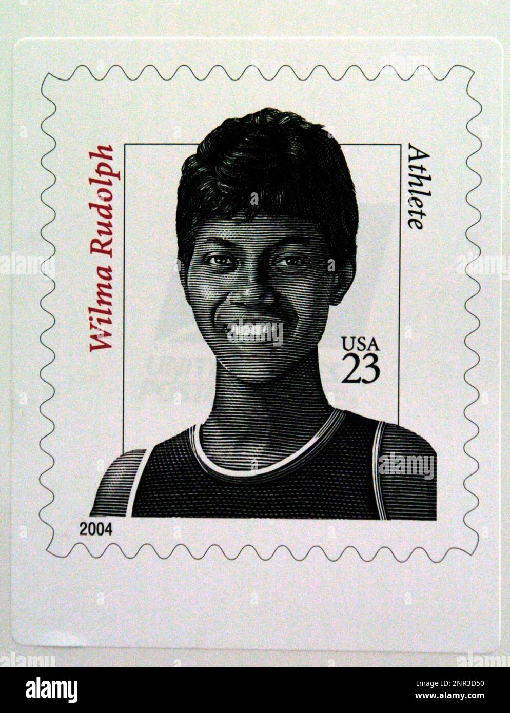 Wilma Rudolph U.S. Postage Stamp. The 23 cent stamp is the fifth