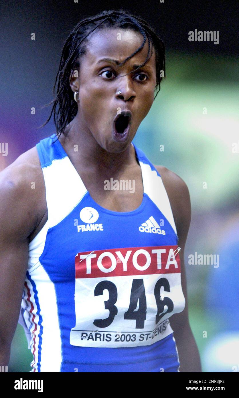 Eunice Barber of France, long jump winner in the IAAF World