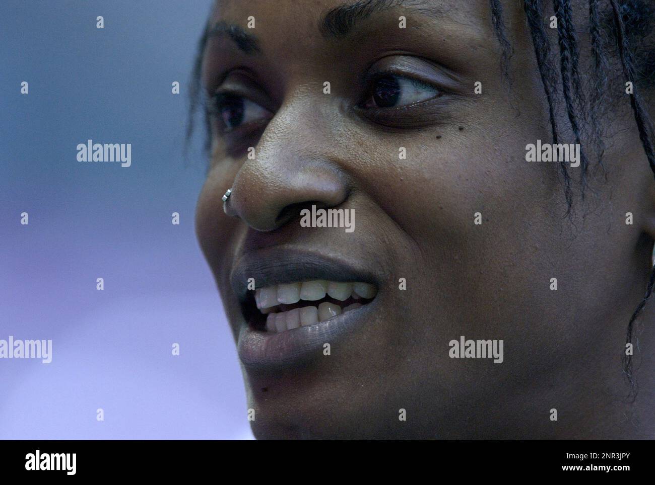 Eunice Barber of France, long jumper winner in the IAAF World