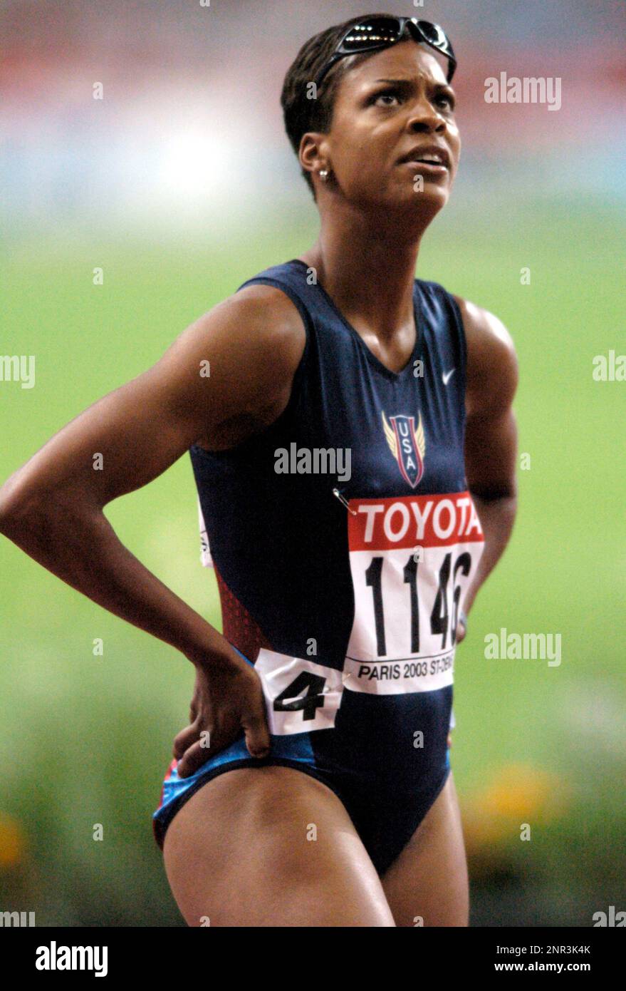 Miesha McKelvey of the United States won firstround heat of the 100
