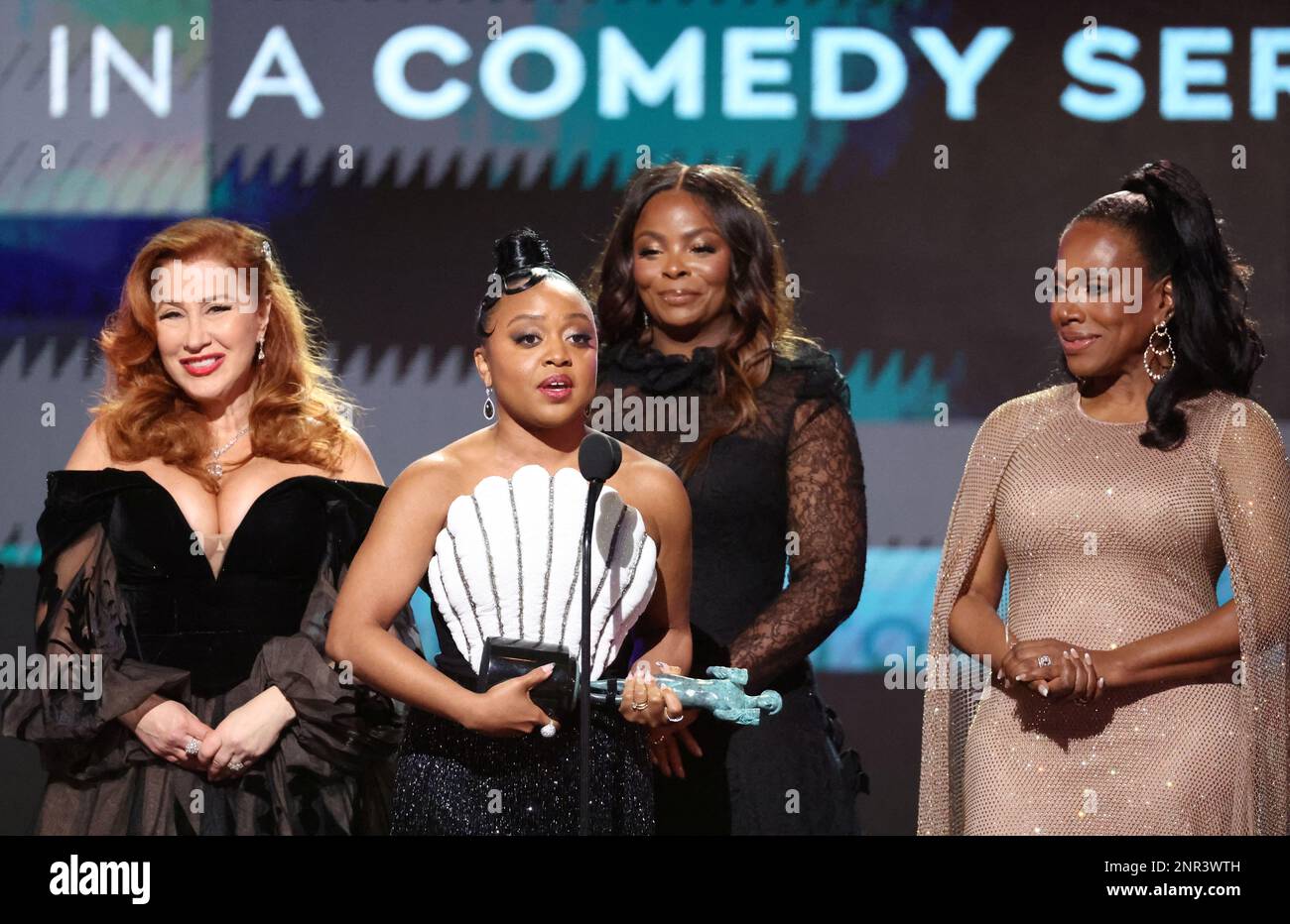 Lisa Ann Walter, Quinta Brunson, Janelle James and Sheryl Lee Ralph