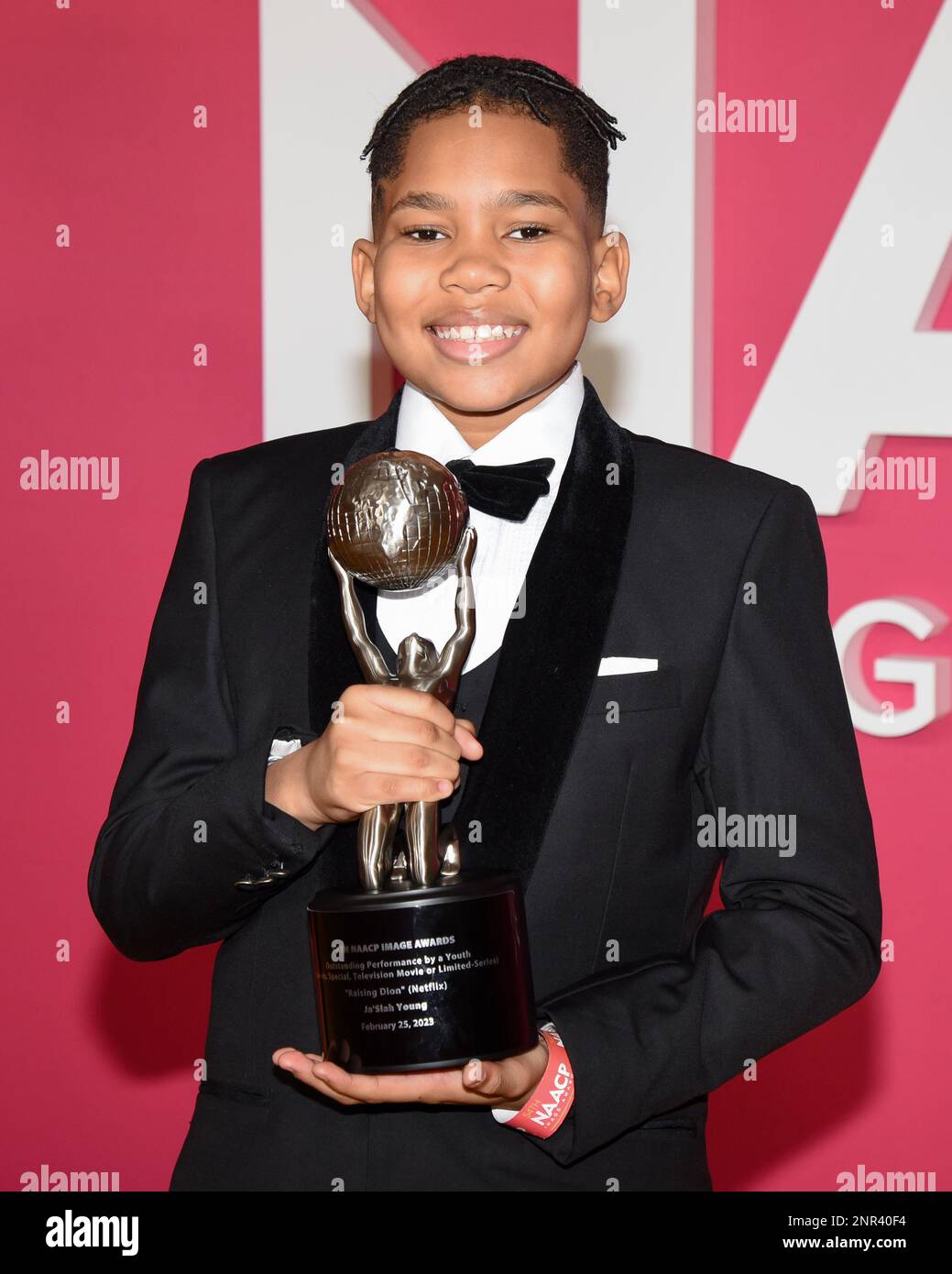 25 February 2023 - Pasadena, California - Ja'Siah Young. 54th NAACP