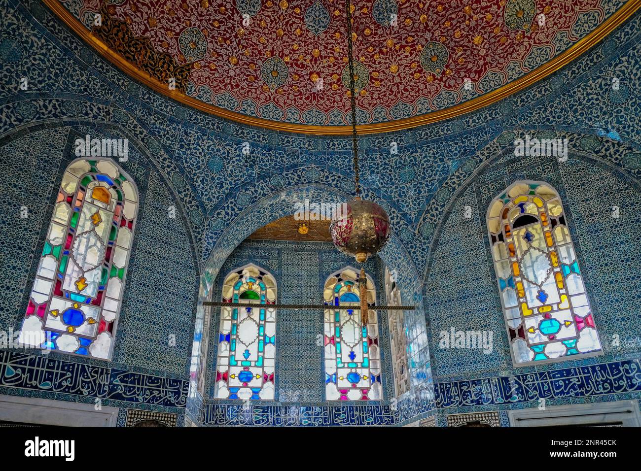 ISTANBUL, TURKEY - MAY 27 : Interior view of Topkapi Palace and Museum ...