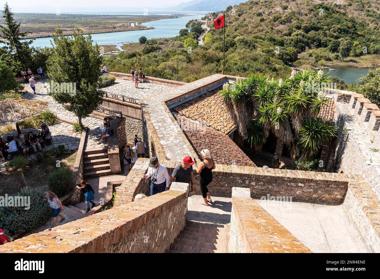 National flag, Vivar canal, Venetian castle, archaeological site ...
