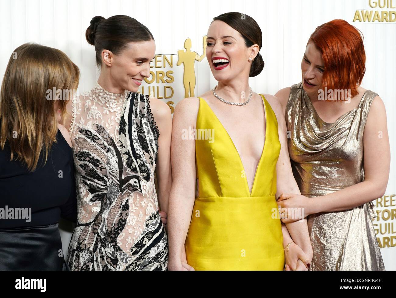 Sarah Polley, from left, Rooney Mara, Claire Foy, and Jessie Buckley