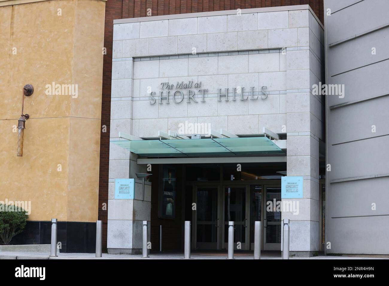 SHORT HILLS, NJ - MARCH 31: A general view of entrance at the Mall at Short  Hills, the Mall is closed as a result of the economic impact of the  shutdown caused