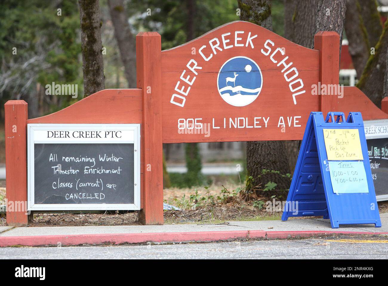 Nevada City School District schools including Deer Creek School, began