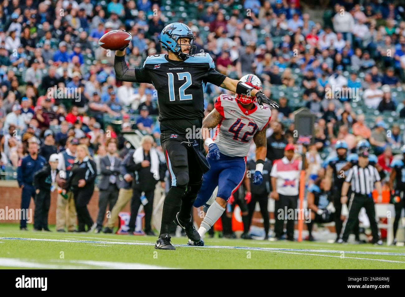 ARLINGTON, TX MARCH 01 Dallas Renegades quarterback Landry Jones (12