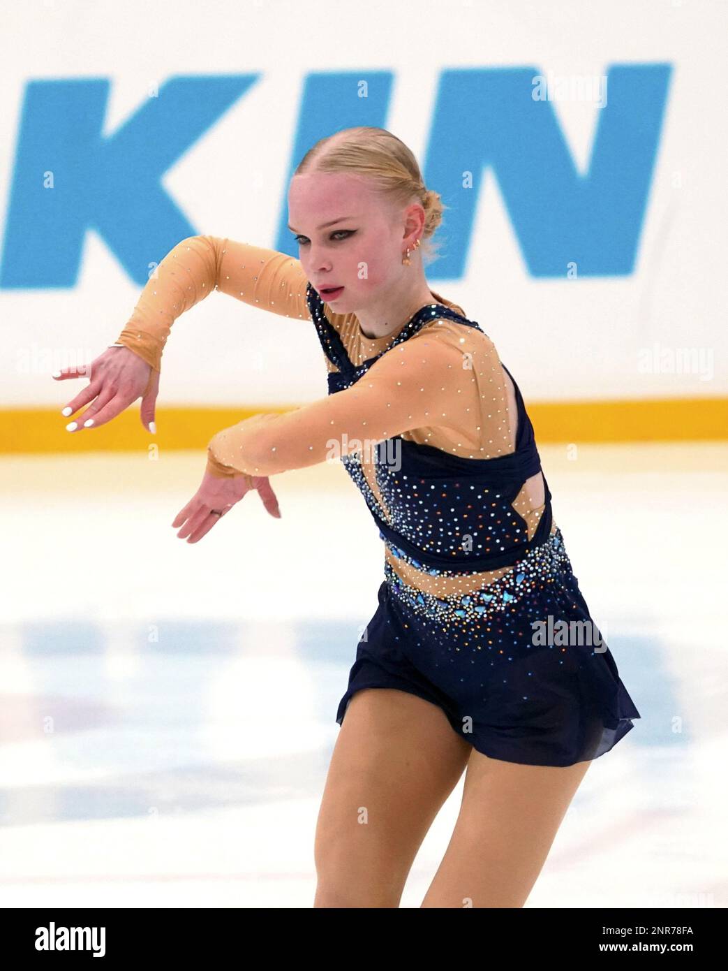 Nataly LANGERBAUR (EST) in Women Senior Short Program during Challenge