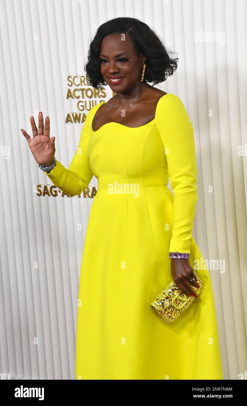 Los Angeles, United States. 26th Feb, 2023. Viola Davis attends the 29th annual SAG Awards at the Fairmont Century Plaza in Los Angeles, California on Sunday, February 26, 2023. Photo by Jim Ruymen/UPI Credit: UPI/Alamy Live News Stock Photo