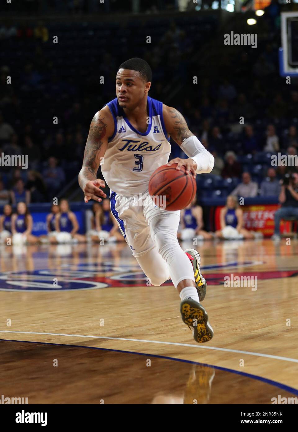 TULSA, OK FEBRUARY 22 Tulsa Golden Hurricane Forward Elijah Joiner