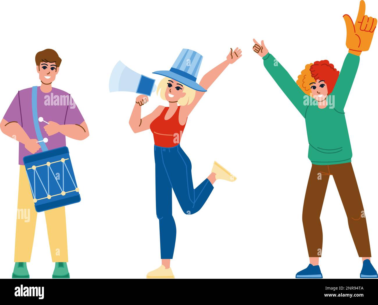 fan sport vector Stock Vector Image & Art Alamy