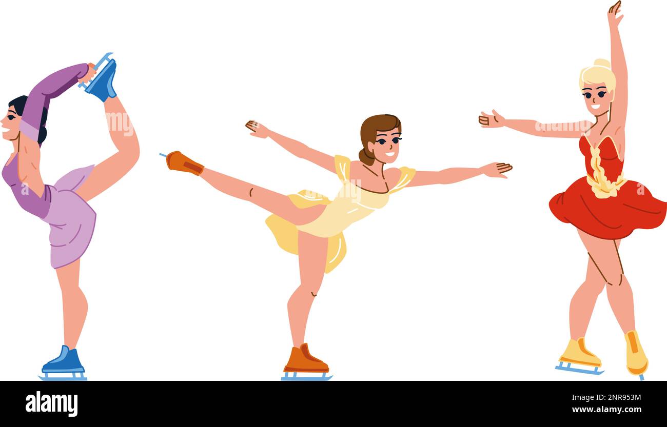 figure skating vector Stock Vector Image & Art - Alamy