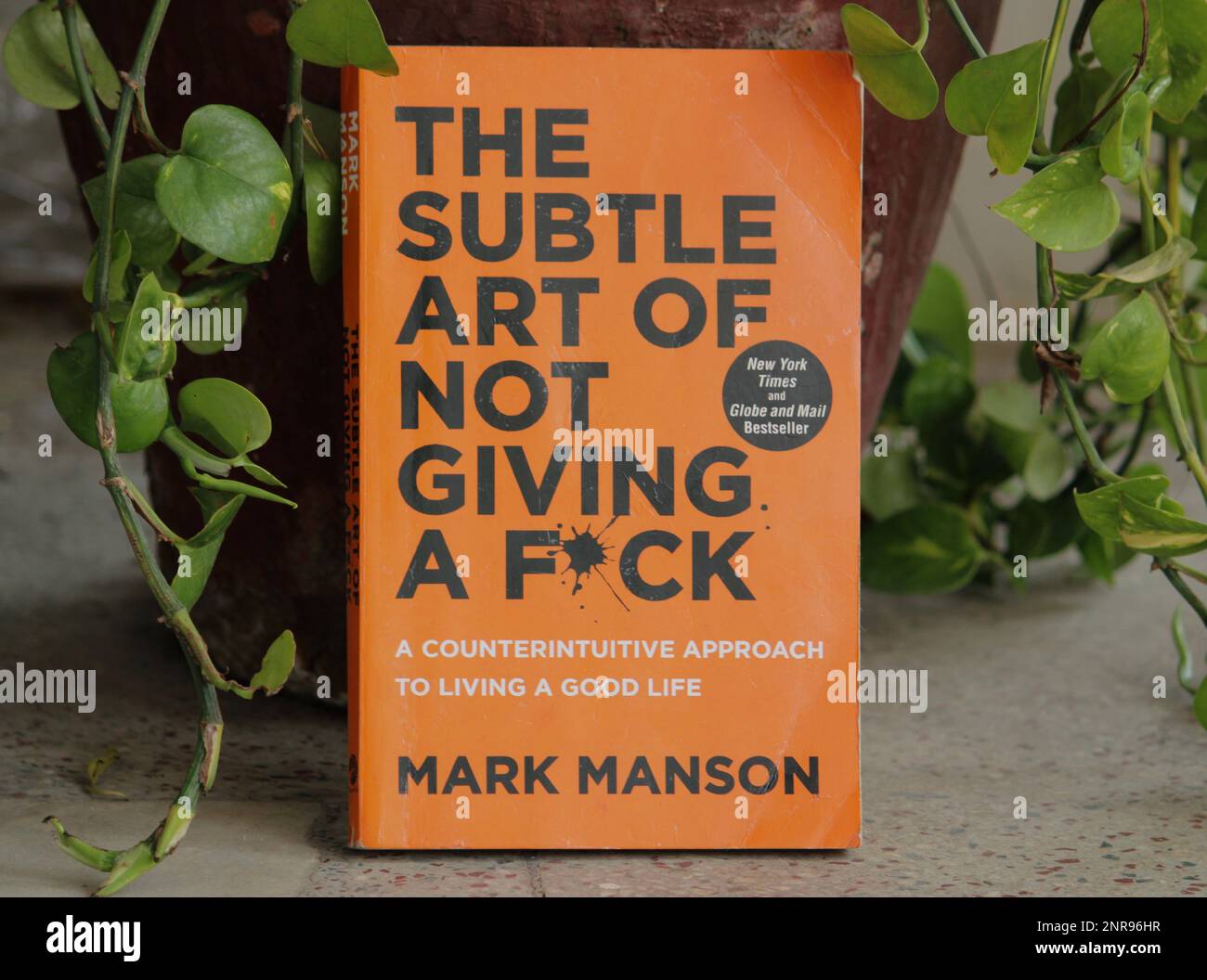 Mark Manson The Subtle Art of Not Giving a F*ck by Mark Manson Stock Photo - Alamy