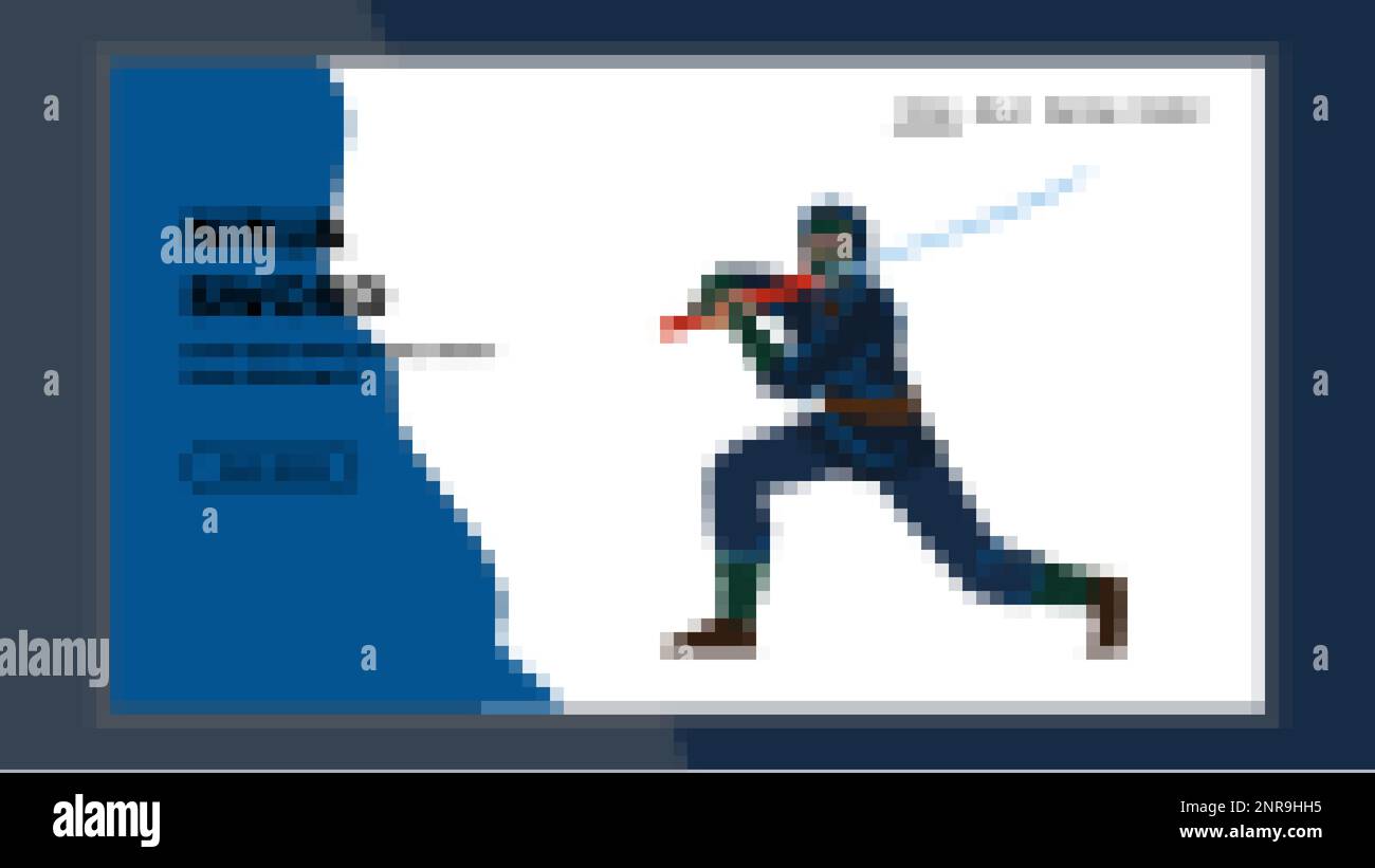 ninja sword vector Stock Vector Image & Art - Alamy