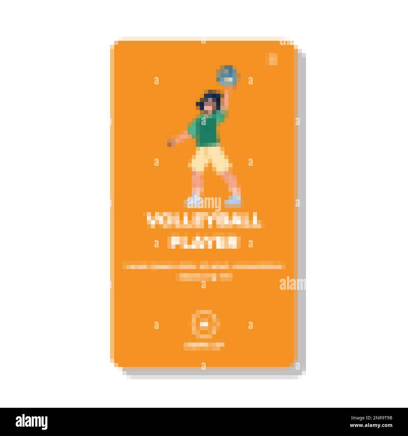 volleyball player vector Stock Vector Image & Art Alamy