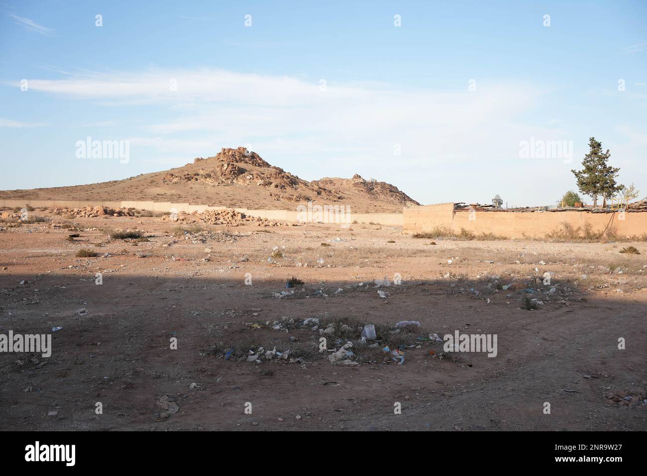 Rural Desert area in africa Morocco Marrakesh Stock Photo - Alamy
