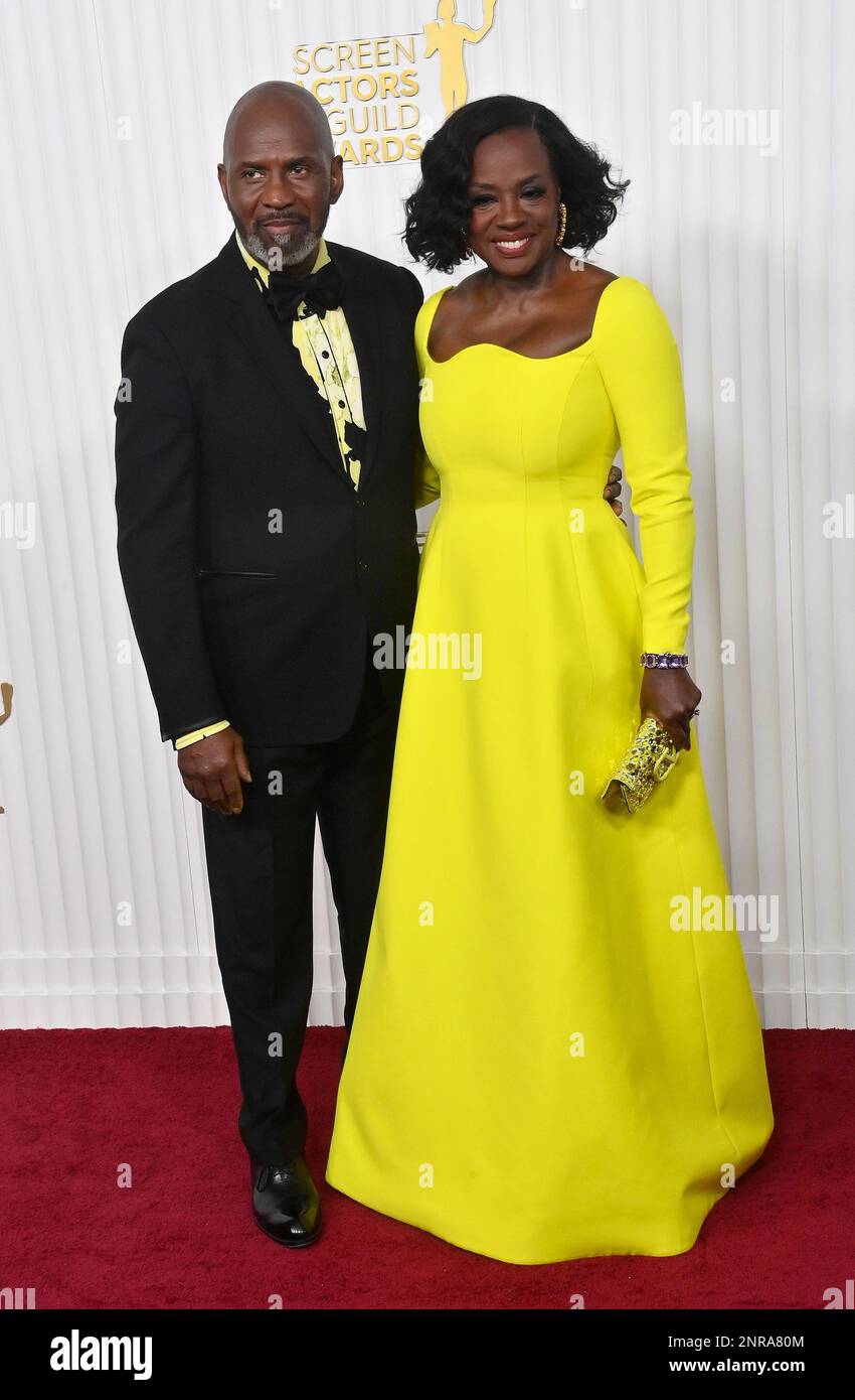 Los Angeles, United States. 26th Feb, 2023. (L-R) Julius Tennon and Viola Davis attend the 29th annual SAG Awards at the Fairmont Century Plaza in Los Angeles, California on Sunday, February 26, 2023. Photo by Jim Ruymen/UPI Credit: UPI/Alamy Live News Stock Photo