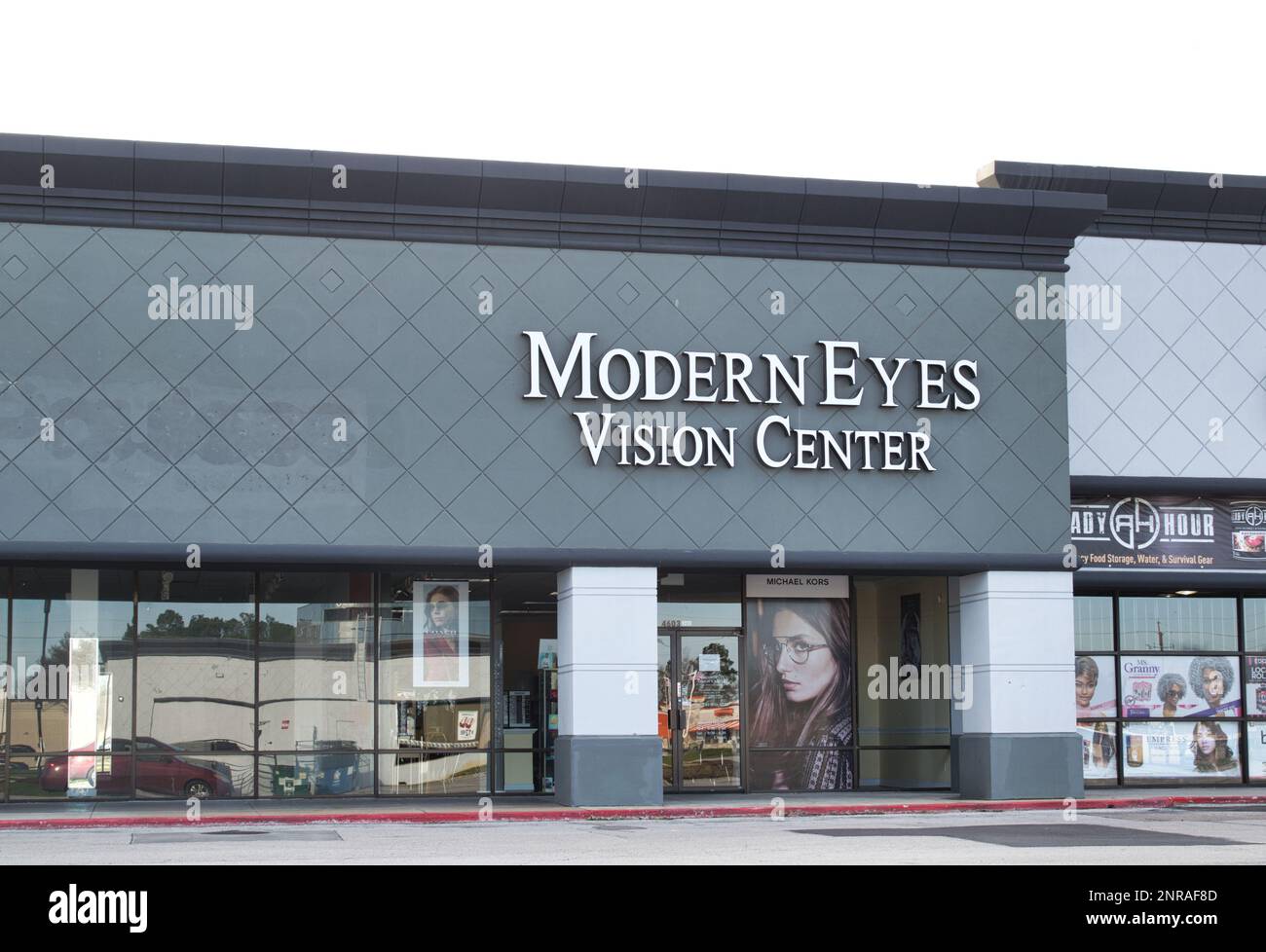 Houston, Texas USA 02172023 ModernEyes Vision Center storefront