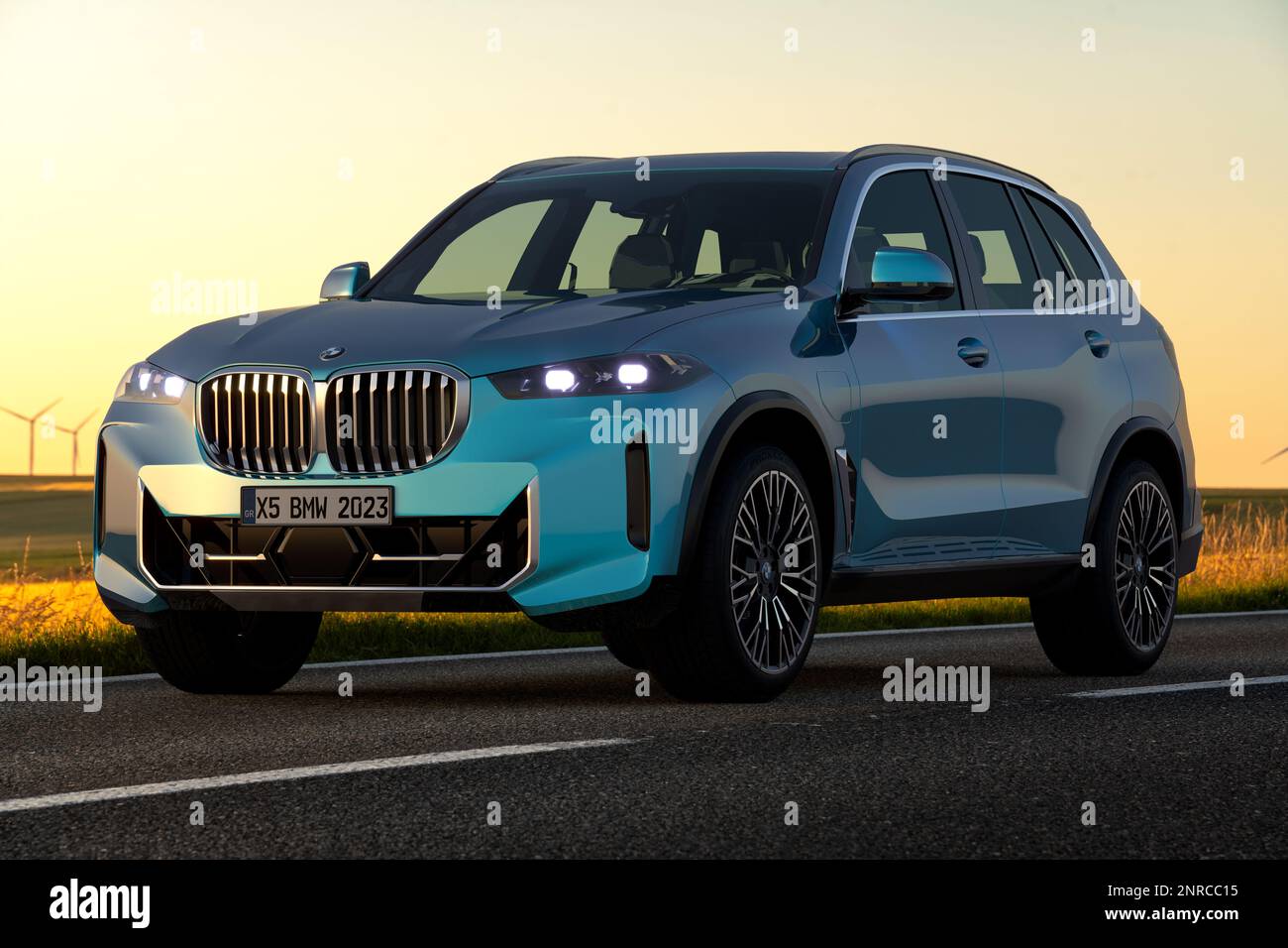 Redesigned BMW X5 . This is the first major facelift of the X5 in five