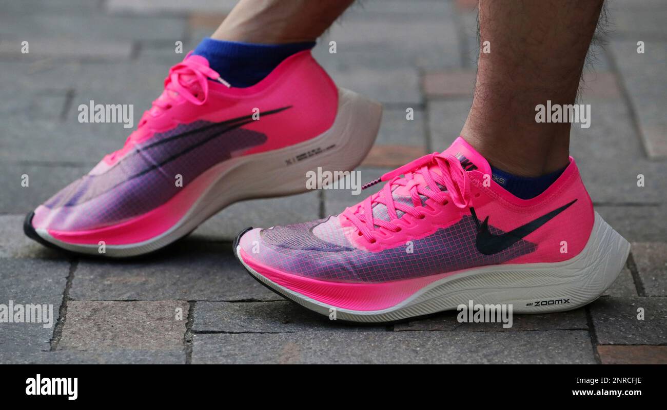 A photo shows NIKE shoes