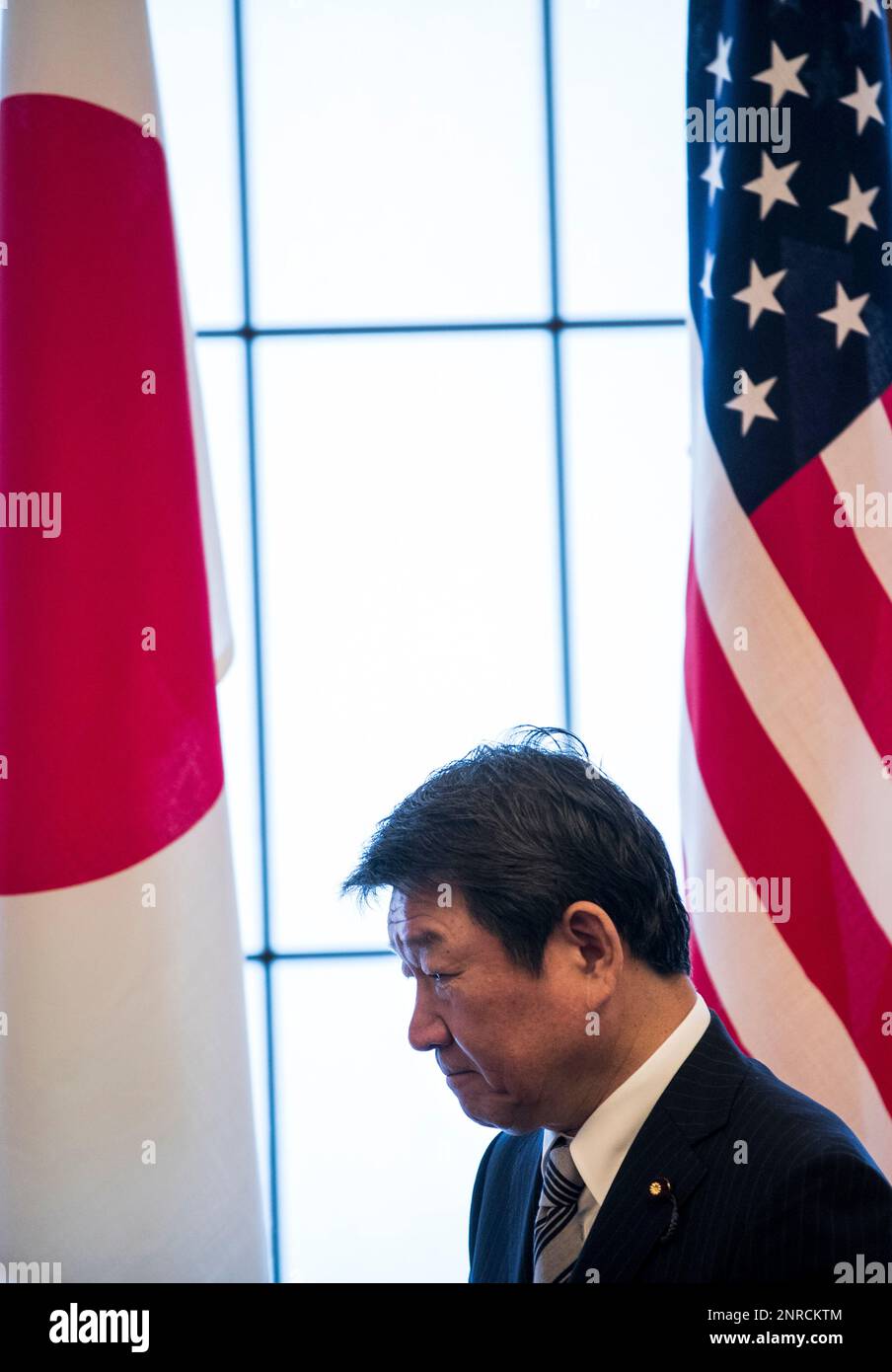 Japan's Foreign Minister Toshimitsu Motegi attends the 60th anniversary ...