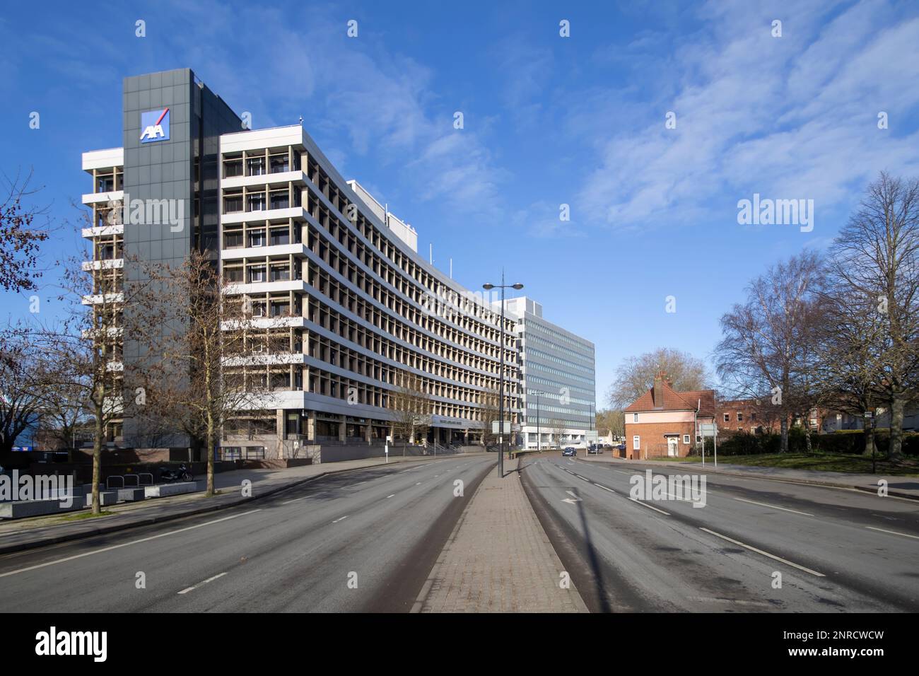 The AXA Insurance offices in the centre of Ipswich, Suffolk, UK Stock Photo