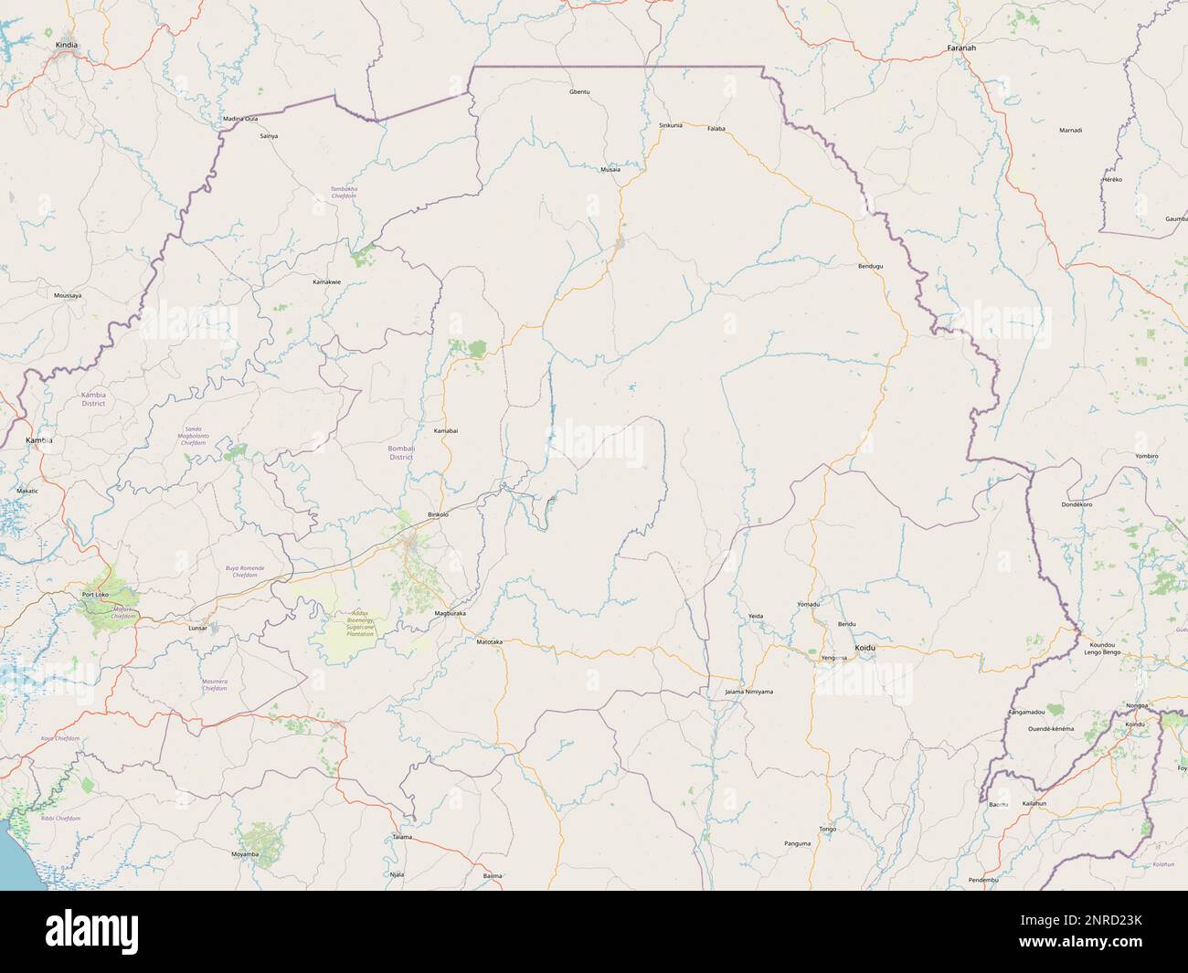 Sierra leone map zoom border hi-res stock photography and images - Alamy