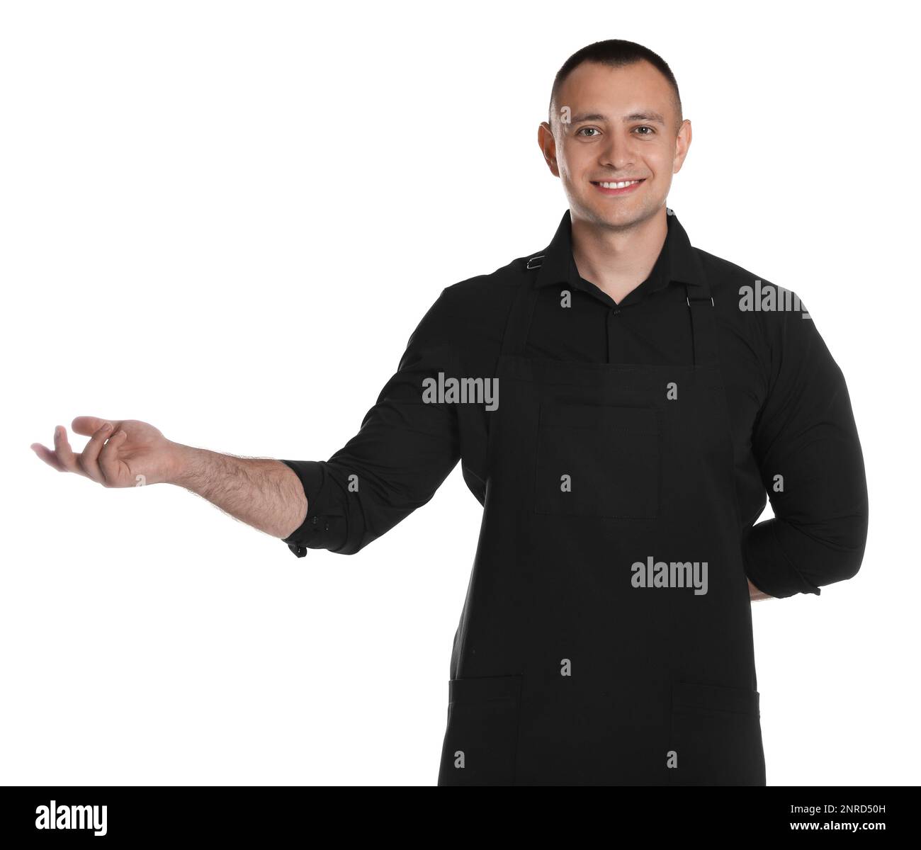 Waiter in apron uniform showing hi-res stock photography and images - Alamy