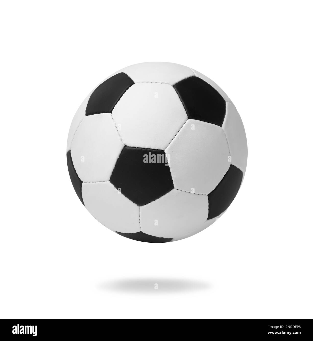 New soccer ball on white background. Football equipment Stock Photo Alamy