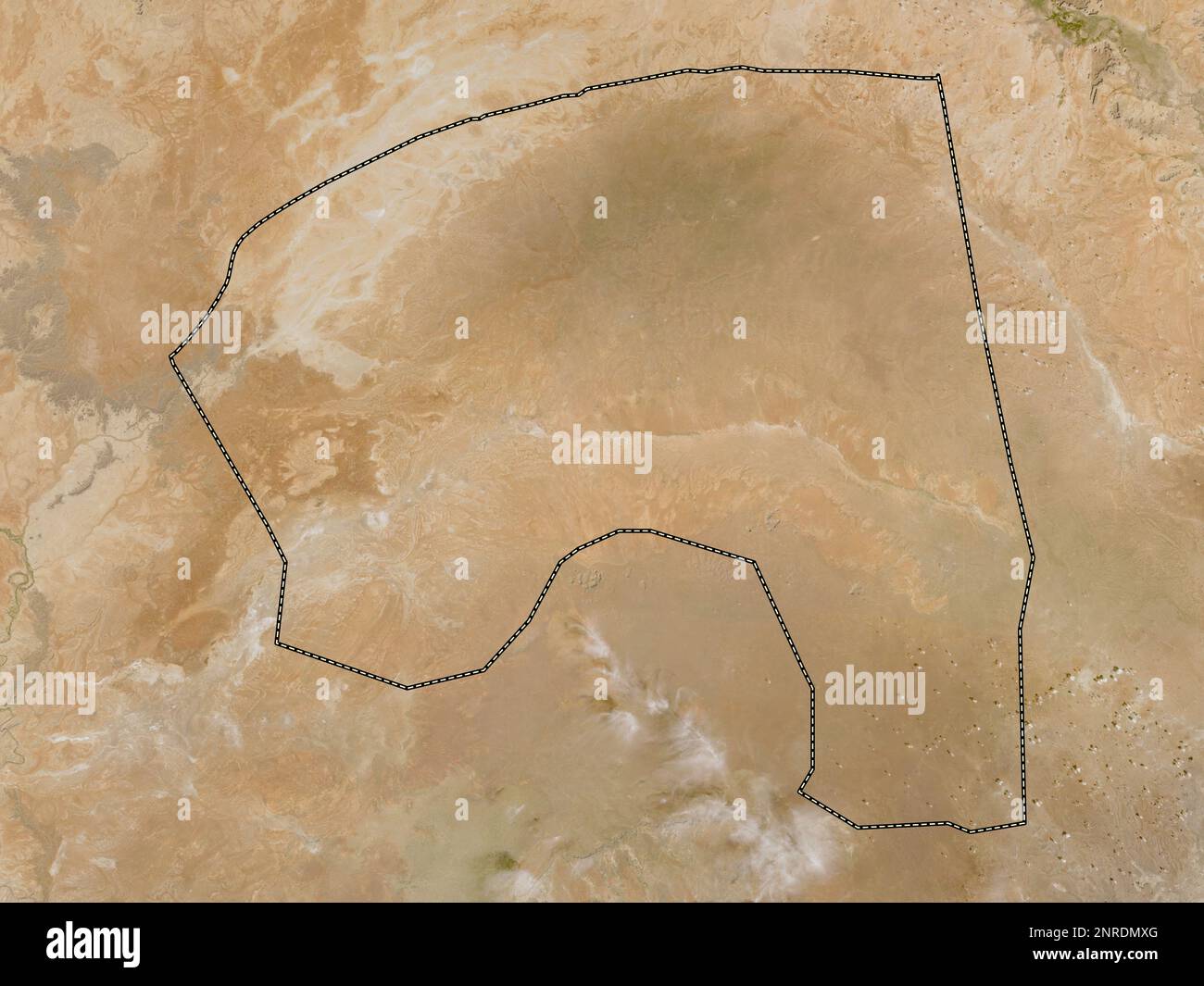 Bakool, region of Somalia. Low resolution satellite map Stock Photo Alamy