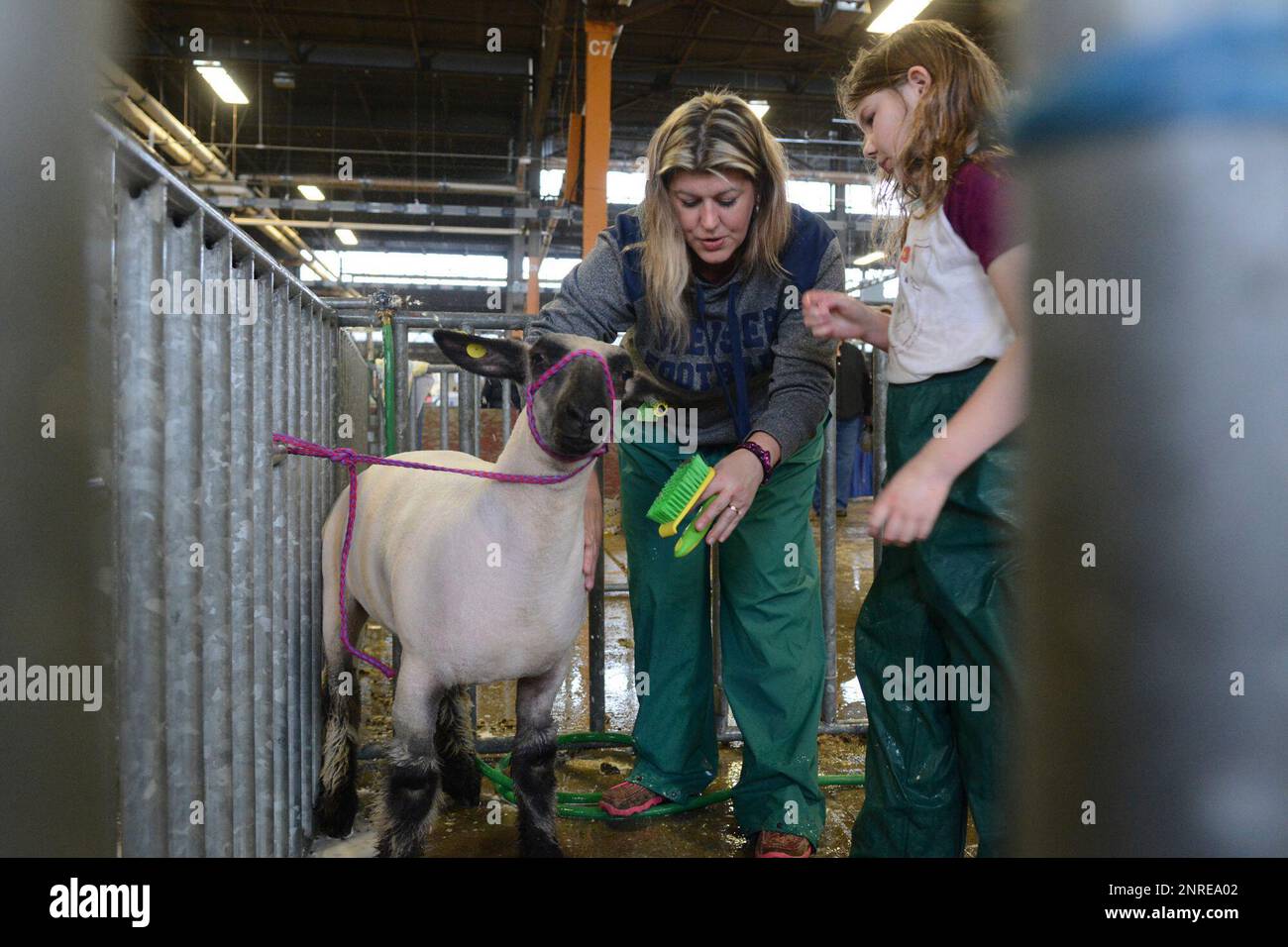 In this Saturday, Jan. 4, 2020, photo, Anita Hoffa, left, and Juliana