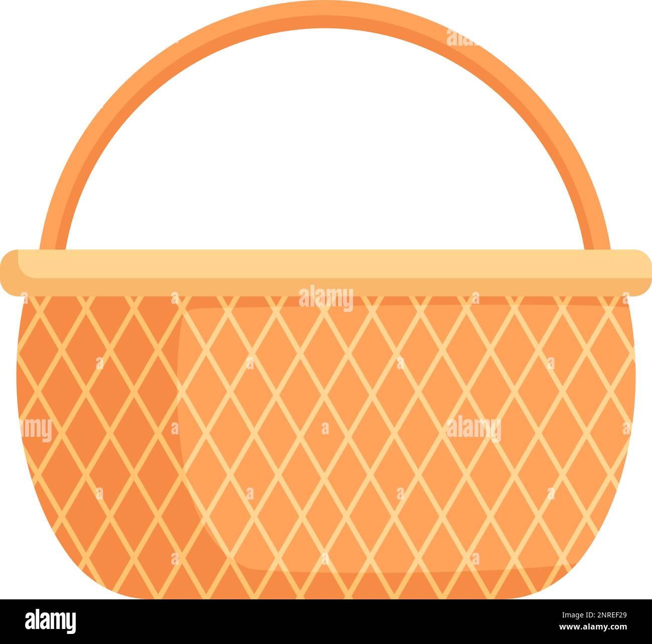 lunch picnic basket cartoon vector illustration Stock Vector Image