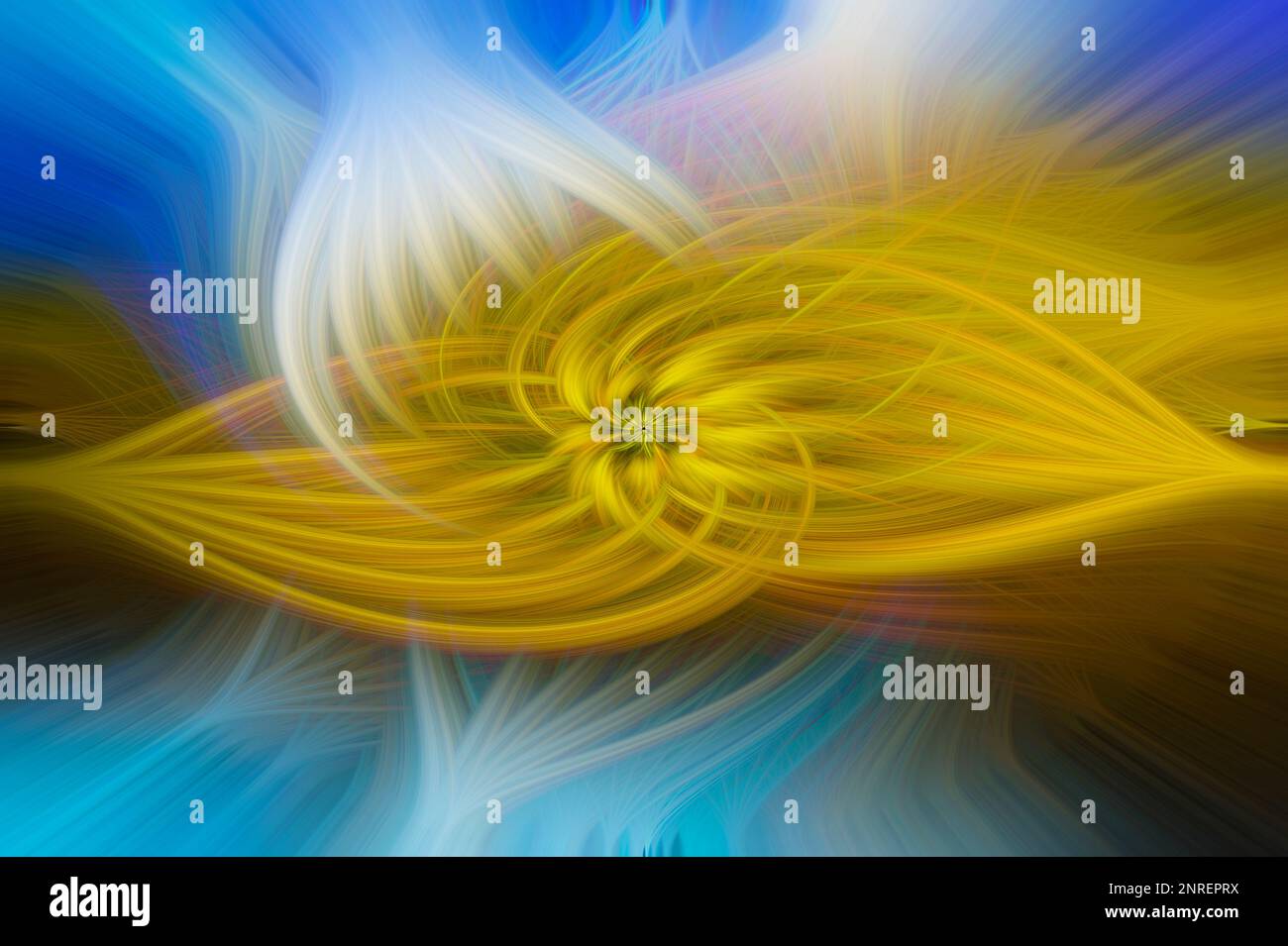 Colourful, swirling patterns Stock Photo